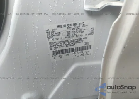 2012 Ford Edge Limited из США, поврежденный, VIN 2FMDK3KC7CBA85888